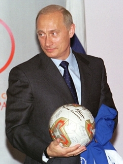 Putyin is szereti a focit