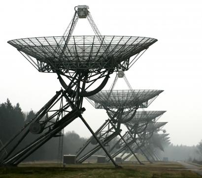 Rádióteleszkópok sora a hollandiai Westerbrokban
