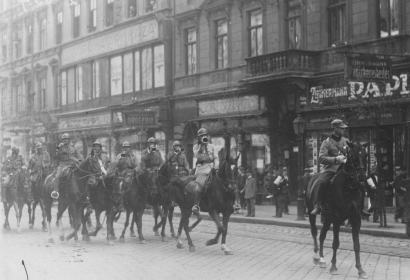 Román lovasság Budapesten – 1919