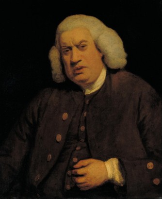Samuel Johnson, a nagy angol purista Joshua Reynolds festményén