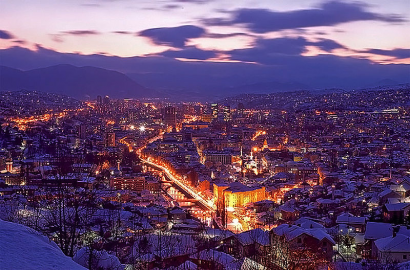 Sarajevo látképe