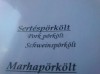 Sertéspörkölt: Pork pörkölt - Schweinspörkölt