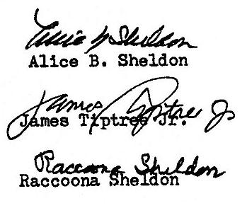 Sheldon különböző aláírásai