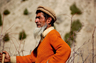 Szakálas hunza. 