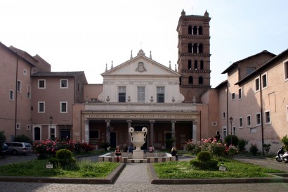 Szent Cecília temploma Rómában, Cecília lakóházának helyén