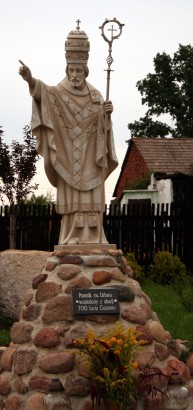 Szent Orbán szobra a lengyelországi Cieszowában