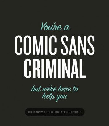 Szokjon le a Comic Sansról!