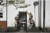 The Spy Booth – Banksy munkája Cheltenhamben