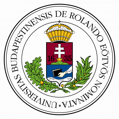Universitas Budapestiensis de Rolando Eötvös nominata – az ELTE logója