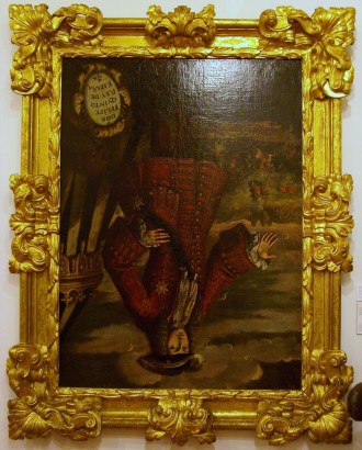 V. Fülöp fejjel lefelé fordított festménye a valenciai Xàtiva múzeumában