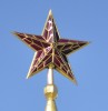 Vörös csillag a moszkvai Kreml tornyán