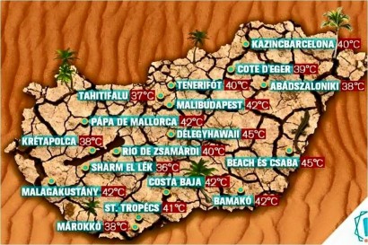 Zseniális szóvicces térkép Magyarországról – Kazincbarcelona, Beach és Csaba, St. Ropécs
