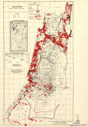 Zsidó tulajdonban levő földek 1945-ben Palesztinában